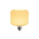 Nordlux decorative filament lamp DECO FRILL fluted matt E27 3,5W 170lm 1800K 360° CRI 80 dimmable, opal white dimmable