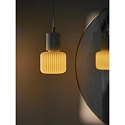 Nordlux decorative filament lamp DECO FRILL fluted matt E27 3,5W 170lm 1800K 360° CRI 80 dimmable, opal white dimmable