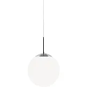 Pendelarmatuur CAFE 20 baalvormig E27 IP20, staal geborsteld dimbaar