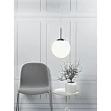 Nordlux Pendelarmatuur CAFE 30 baalvormig E27 IP20, staal geborsteld dimbaar