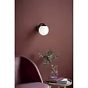 Nordlux Wall luminaire GRANT, height 16.4cm, shade Ø 14.5cm, E14, black