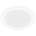 Plafondinbouwarmatuur CLYDE 8 3-voudig, plat, ring vorm IP20, wit dimbaar