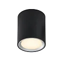 Nordlux Plafondarmatuur FALLON LONG IP20, zwart dimbaar