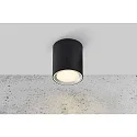 Nordlux Plafondarmatuur FALLON LONG IP20, zwart dimbaar