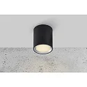 Nordlux Plafondarmatuur FALLON LONG IP20, zwart dimbaar
