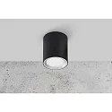 Nordlux Plafondarmatuur FALLON LONG IP20, zwart dimbaar
