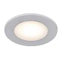 Plafondinbouwarmatuur LEONIS rond, set van 3 IP65, wit 