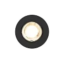 LED Recessed luminaire CANIS, round, Set of 3, GU10, 4,9W LED, 36°, 2700K, 345lm, IP20, dimmable