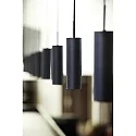 Nordlux Nordlux 1-Phase Spot MIB 6 Pendant luminaire with ceiling rosette, GU10, IP20, swiveling, black