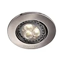 Nordlux Inbouwarmatuur MIXIT GU10 IP23, staal geborsteld max. 8W