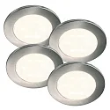 Nordlux Nordlux LED Furniture luminaire set of 4 LISMORE, 0,7W LED, 3000K, 30lm, IP20, chrome