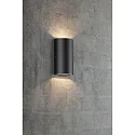 Nordlux Wandarmatuur voor buitenshuis ROLD LED ovaal IP44, zwart 