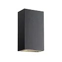 Wandarmatuur voor buitenshuis ROLD LED hoekig IP44, zwart 