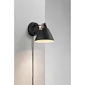 design for the people by Nordlux Wandarmatuur STRAP 15 GU10 IP20, zwart