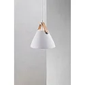 design for the people by Nordlux Pendant luminaire STRAP 16, GU10, white