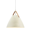 design for the people by Nordlux pendant luminaire STRAP 36 E27 IP20, sand coloured dimmable