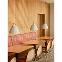 design for the people by Nordlux pendant luminaire STRAP 36 E27 IP20, sand coloured dimmable