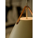 design for the people by Nordlux pendant luminaire STRAP 36 E27 IP20, sand coloured dimmable