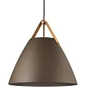 design for the people by Nordlux Pendelarmatuur STRAP 36 E27 IP20, beige dimbaar