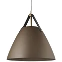 design for the people by Nordlux Pendelarmatuur STRAP 36 E27 IP20, beige dimbaar