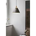 design for the people by Nordlux Pendelarmatuur STRAP 36 E27 IP20, beige dimbaar