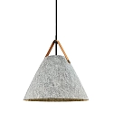 design for the people by Nordlux Pendelarmatuur STRAP 36 E27 IP20, lichtgrijs dimbaar