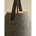 design for the people by Nordlux Pendelarmatuur STRAP 36 E27 IP20, lichtgrijs dimbaar