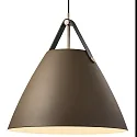 Pendelarmatuur STRAP 48 E27 IP20, beige, zwart 