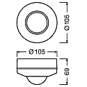 Ledvance Sensor DALI-2 SENSOR PD HB CM FS1 M Digitale DALI-dimuitgang