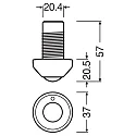 Ledvance Sensor DALI-2 SENSOR LS/PD HB LI UNV1 M Digitale DALI-dimuitgang