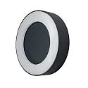 Wandarmatuur voor buitenshuis ENDURA® STYLE RING rond, schakelbaar, ring vorm IP44, donkergrijs 