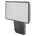 Wandarmatuur voor buitenshuis ENDURA® PRO FLOOD SENSOR 27W met sensor, kantelbaar, met diffuser IP55, donkergrijs dimbaar