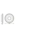 Ledvance Plafondarmatuur SMART+ ORBIS STEA 485MM RGB + TW rond, Tunable White, RGB, bedienbaar via WLAN / WIFI IP20, dimbaar
