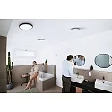 Ledvance Wand- en plafondarmatuur SMART+ WIFI ORBIS DISC 400MM TW Tunable White, bedienbaar via WLAN / WIFI IP44, dimbaar
