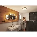 Ledvance Wandarmatuur SMART+ WIFI ORBIS WALL WAVE 520MM TW 3-vlams, Tunable White, bedienbaar via WLAN / WIFI IP44, dimbaar