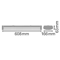Ledvance Opbouw armatuur LN SF IP44 DALI 600 P 18W 830 WT DALI aanstuurbaar IP44, wit