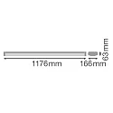 Ledvance Opbouw armatuur LN SF IP44 DALI 1200 P 32W 830 WT DALI aanstuurbaar IP44, wit