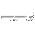Ledvance damp-proof luminaire DAMP PROOF COMP 600 V 16W 840 IP66 IP66