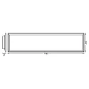 Ledvance SMART WIFIPLAPLUSRGBFR1200X300RGBTW tunable white, RGB, controllable via WLAN / WIFI, dimmable