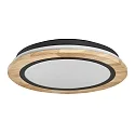 Plafondarmatuur SMART+ WIFI ORBIS WOOD 400 TW Tunable White, bedienbaar via WLAN / WIFI, dimbaar