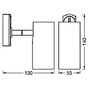 Ledvance TRACKLIGHT SPOT CYLINDER BK GU10