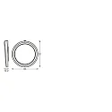 Ledvance SMART WIFI UNDERCABINET ROUND TW 83MM tunable white, controllable via WLAN / WIFI, dimmable