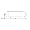 Ledvance Wandlamp op zonne-energie ENDURA STYLE SOLAR OVAL WALL SEN840 met sensor