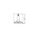 Ledvance LED lamp HID LED HIGHBAY UNIVERSAL 21000 LM 150 W/4000 K E40 E40 150W 21000lm 4000K 100° CRI 80