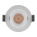 Ledvance Downlight SP ADJ P 8W 927 PS DIM IP20 WT draaibaar, met schakelaar, multipower, set terug IP20, wit