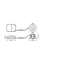 Ledvance Downlight SP ADJ P 8W 927 PS DIM IP20 WT draaibaar, met schakelaar, multipower, set terug IP20, wit