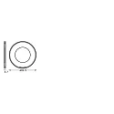 Ledvance cover SP CBO RING FIX ROUND BN round, rigid