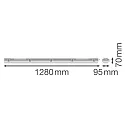 Ledvance damp-proof luminaire DP HOUSING 1200 P 2XLAMP IP65 LEDV 2 flames