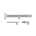 Accessories for Wire system 12V WIRE SYSTEM L&E Deflector / Suspension, 1 pair, 165mm, chrome matt