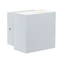 Wandarmatuur voor buitenshuis LED CYBO groot, hoekig, roteerbaar IP65, wit 